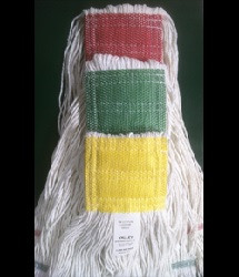 Mop Head 24 OZ Yellow Loop End With Scrub 12 Count/Case
