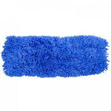 Dust Mop 24X5 IN Blue Microfiber Cut End Polyester Backing 1/Each
