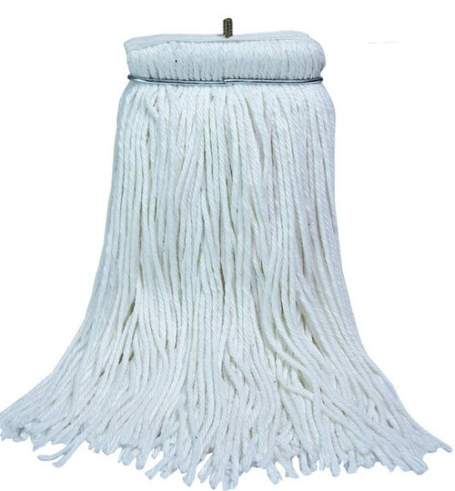 Mop Head 24 OZ Rayon Synthetic Fiber Flat Screw Type 1/Each