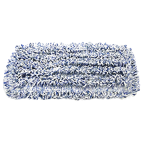 Dust Mop 10X5 IN Blue Microfiber Hook & Loop Backing 1/Each