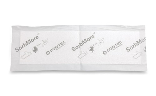 SorbMore Mop Pad 20X7 IN White Super Absorbent 120/Case