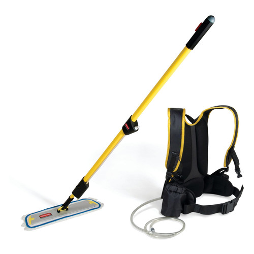 FLOW™ Mop Kit 56X9.75X3.75 IN Yellow Microfiber Flat 1/Each