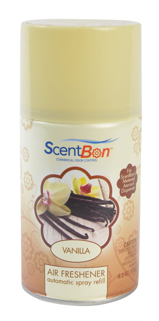 Air Freshener Vanilla Aerosol 6.2 OZ Metered Refill 12/Case