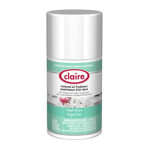 Claire Air Freshener Fresh Linen Clear Aerosol 7 FLOZ Metered 1/Each