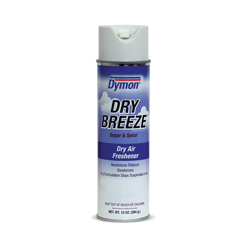 Dry Breeze™ Air Freshener Sugar & Spice Clear Straw Aerosol 10 OZ 12/Case