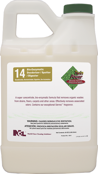 Twin Power® Deodorizer Odor Digestant Bio Spotter & Odor Eliminator Sienna™ 64 OZ 6/Case