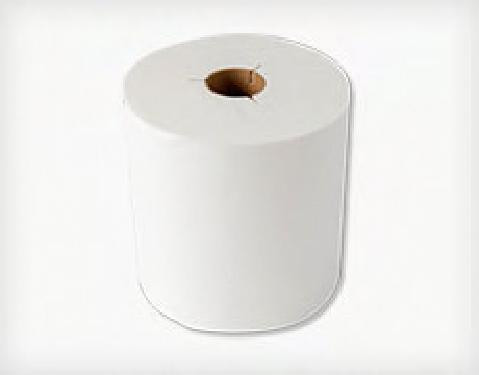 Roll Paper Towel 7.5IN X700FT 1PLY TAD Paper White Premium With Plug 6/Case