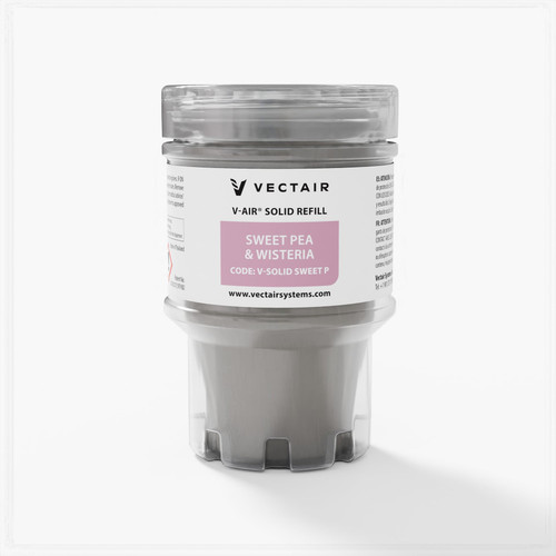 V-Air® Air Freshener Sweet Pea & Wisteria Solid Refill 6/Case