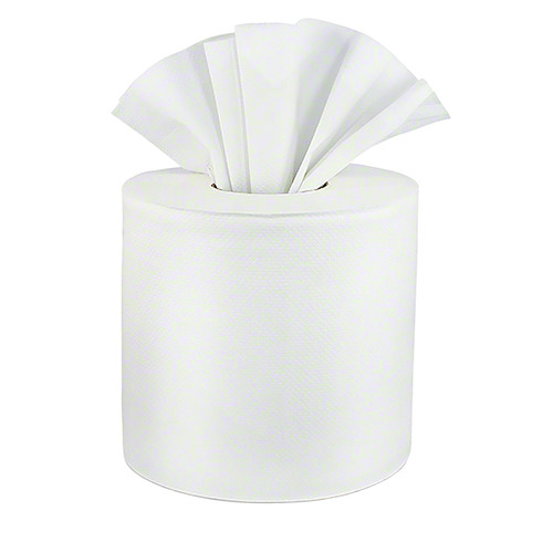 Livi® Roll Paper Towel 7IN X550FT 2PLY Rapidly Renewable Fiber (RRF) White Embossed Centerpull 6/Case