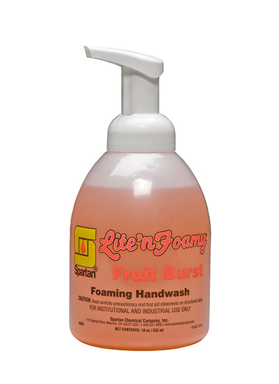 Lite'n Foamy® Handwash Ready-to-Use (RTU) 18 FLOZ Fruity Mandarin Golden Orange 6/Case