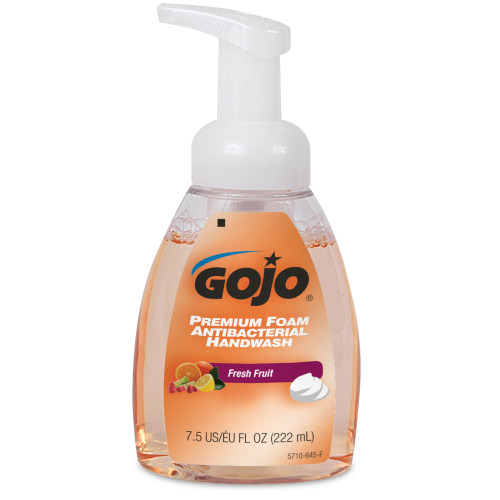 GOJO® Premium Handwash Foam 222 mL 2.13X3.25X7 IN Floral Antibacterial 6/Case