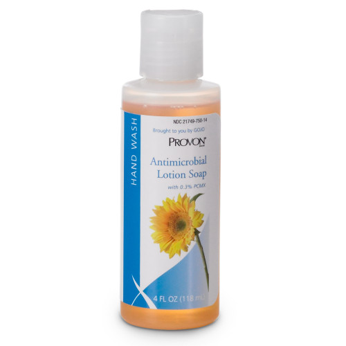 PROVON® Hand Soap 4 OZ 1.67X1.67X5 IN Citrus Scent Antimicrobial 0.3% PCMX With Lotion 48/Case