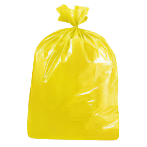 Victoria Bay Can Liner 43X46 IN Yellow Plastic 22MIC 100/Case