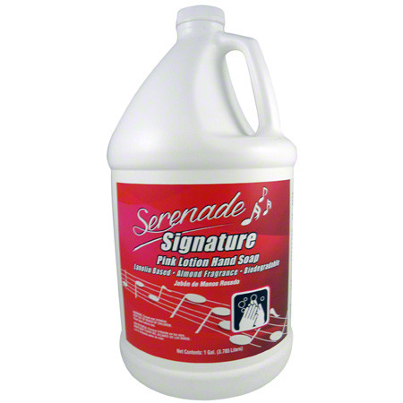Serenade Signature Hand Soap Foaming Liquid 1 GAL Almond Pink Lotion 4/Case