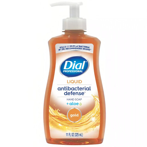 Dial Professional Hand Soap Liquid 11 OZ Antimicrobial Tabletop 12/Case