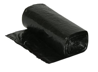 Can Liner 38X60 IN Black HDPE 22MIC 25 Count/Pack 6 Packs/Case 150 Count/Case