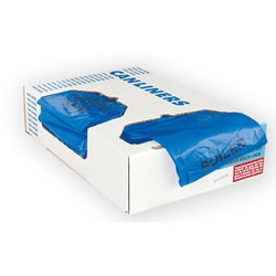 Heritage Soiled Linen Bag 30X43 IN Blue Plastic 1MIL 25 Count/Pack 8 Packs/Case 200 Count/Case