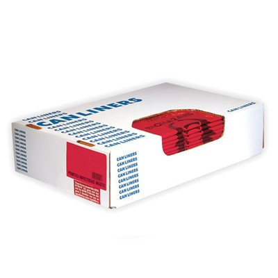Heritage Biohazard Bag 37X50 IN Red Plastic 3MIL 75/Case