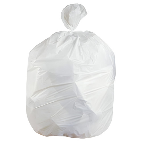 Victoria Bay Can Liner 33X39 IN 33 GAL White LDPE 0.74MIL Coreless 200/Case