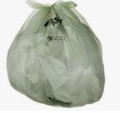 Degrade Compostable Liner 40X46 IN Plastic 1MIL 10 Count/Roll 10 Rolls/Case