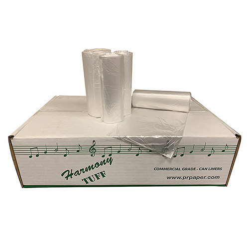 Liner 33X39 IN 33 GAL Clear LDPE 1MIL 250/Case
