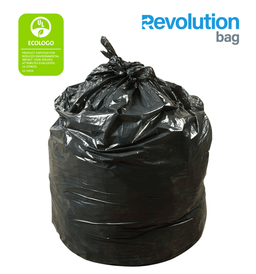 Can Liner 38X58 IN Black Plastic 1.35MIL 100/Case