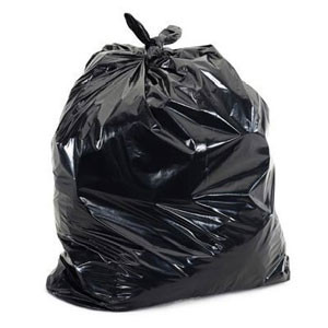 Revo Can Liner 38X58 IN 60 GAL Black LLDPE 1.15MIL 20 Count/Roll 5 Rolls/Case