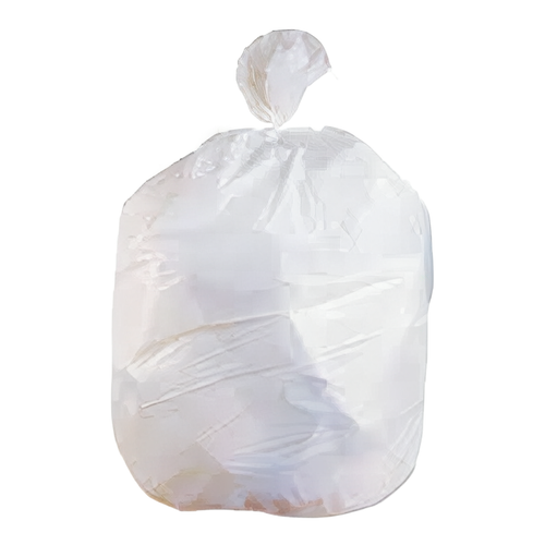 Victoria Bay Can Liner 15X9X32 IN White LLDPE 0.5MIL 25 Count/Pack 20 Packs/Case 500 Count/Case