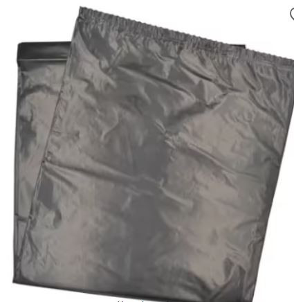 Victoria Bay Can Liner 40X58 IN 55-65 GAL Black 3.0MIL Flat Pack 50/Case