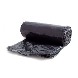 Victoria Bay Can Liner 30X37 IN 30 GAL Black Plastic 16MIC 25 Count/Roll 20 Rolls/Case