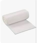 Victoria Bay Can Liner 33X39 IN 30-40 GAL White 1.5MIL 10 Count/Roll 10 Rolls/Case