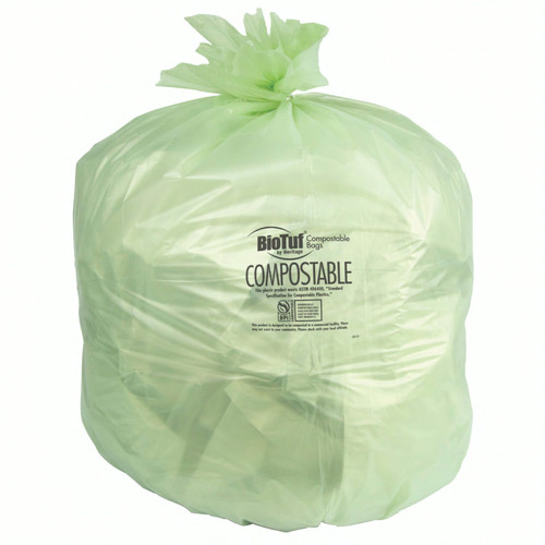 Heritage Liner 24X32 IN 13 GAL Green 1MIL 25 Count/Roll 8 Rolls/Case 200 Count/Case