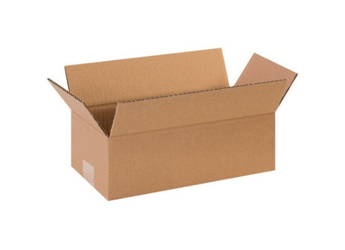 Box 12X6X4 IN Kraft Corrugated Paperboard 1/Each