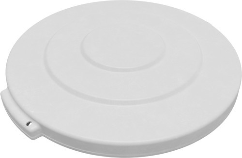 Bronco™ Lid 20 GAL White Round HDPE 6/Case
