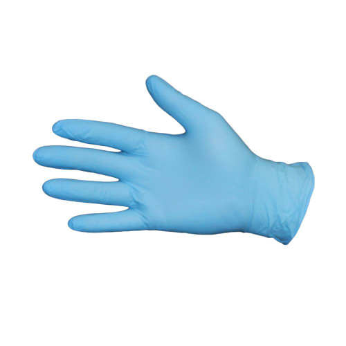 Gloves Medium (MED) Purple Nitrile Disposable Powder-Free 100 Count/Pack 10 Packs/Case 1000 Count/Case