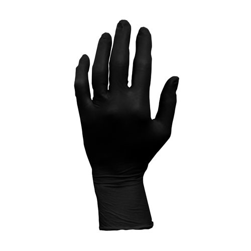 ProWorks® Examination Gloves Large (LG) Black 7MIL Nitrile Powder-Free 100 Count/Pack 10 Packs/Case 1000 Count/Case
