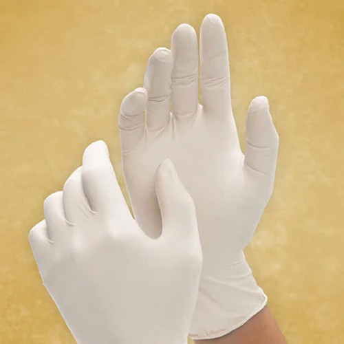 Safety Zone® Bronze Examination Gloves Large (LG) Natural 5.5MIL Latex Powder-Free 100 Count/Box 10 Box/Case