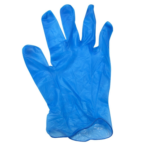 Gloves Large (LG) Blue Vinyl Powdered 1000/Case