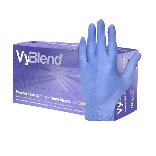 VyBlend® Gloves Medium (MED) Vinyl 100/Pack