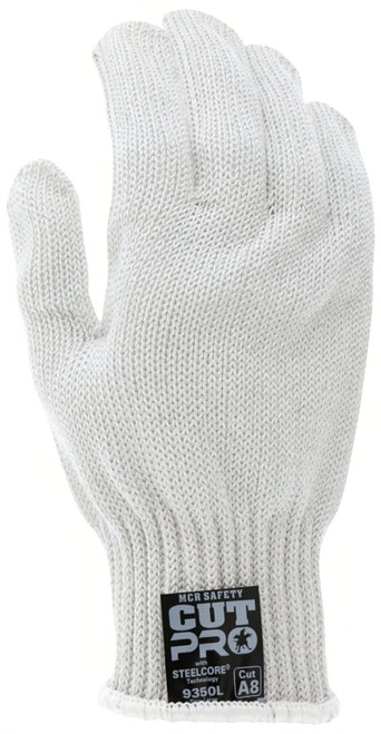 Steelcore® Work Gloves Medium (MED) White Regular Cut Resistant Safety 1/Each