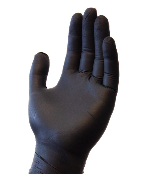 Gloves XL Black 5.3MIL Nitrile Powder-Free 100 Count/Box 10 Box/Case