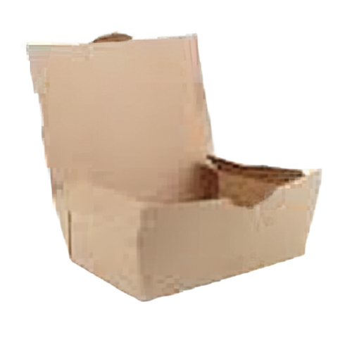 #3 Take-Out Box Fold-Top 7.75X5.5X2.5 IN Paperboard Kraft Smart 200/Case