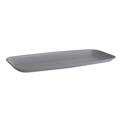Mozaïk® Serving Tray Base 6.5X17.5X0.88 IN PP White Rectangle 25/Case