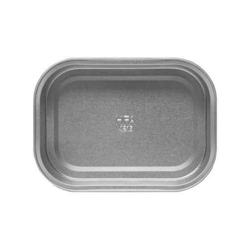 Take-Out Container Base XS 6.5X4.5X1.25 IN Aluminum Silver Oblong 300/Case