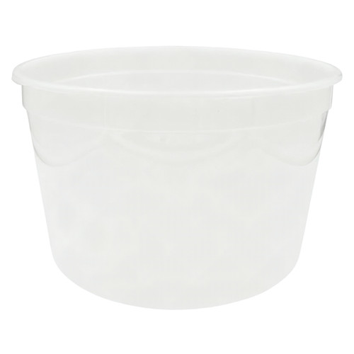 Deli Container Base 64 OZ HDPE Translucent 200/Case