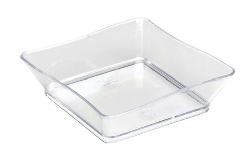 Tiny Temptations Serving Tray 2.25X2.25 IN Clear 200/Case