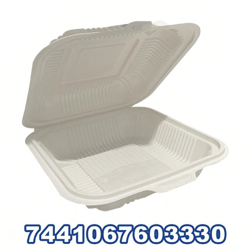 Take-Out Container Hinged 9X9 IN Retail Pack 200/Case