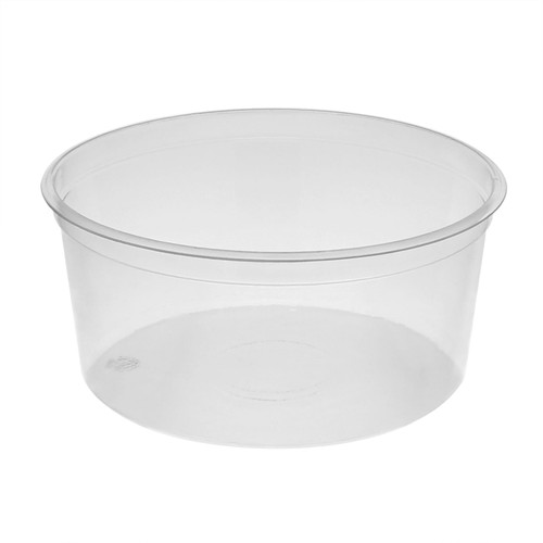 Deli Container Base 48 OZ PET Clear Round 300/Case