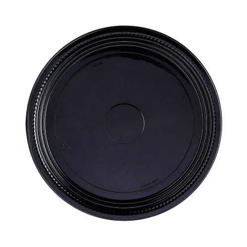 WNA CaterLine® Serving Tray 18 IN PET Black Round 25/Case