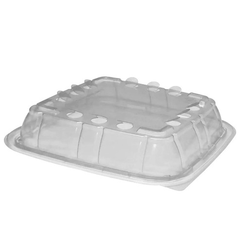 Lid Dome 1 Compartment PP Clear For Container Unhinged Anti-Fog 270/Case
